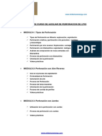 Curso Auxiliar Perforación Litio: Tipos, Aire Reverso, Jumbo