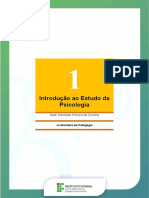 Introdução Ao Estudo Da Psicologia: Sueli Machado Pereira de Oliveira