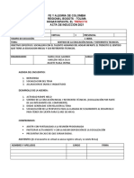 Fe Y Alegria de Colombia Regional Bogotá - Tolima Hogar Infantil El Acta de Inducción 2021