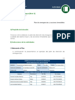 Plan de Emergencias y Acciones Inmediatas