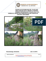 Estudio Geotecnico Predio "El Paraiso": San Vicente de Chucuri-Sder