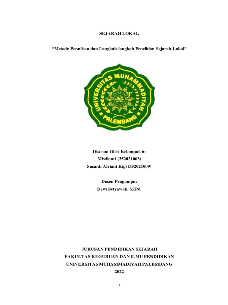 Metode Penelitian Sejarah Lokal | PDF | Ilmu Sosial | Kajian Bahasa Asing