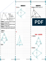 Triángulos geometría ejercicios ángulos medidas