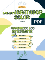 Grupo Nº3: Deshidratador Solar