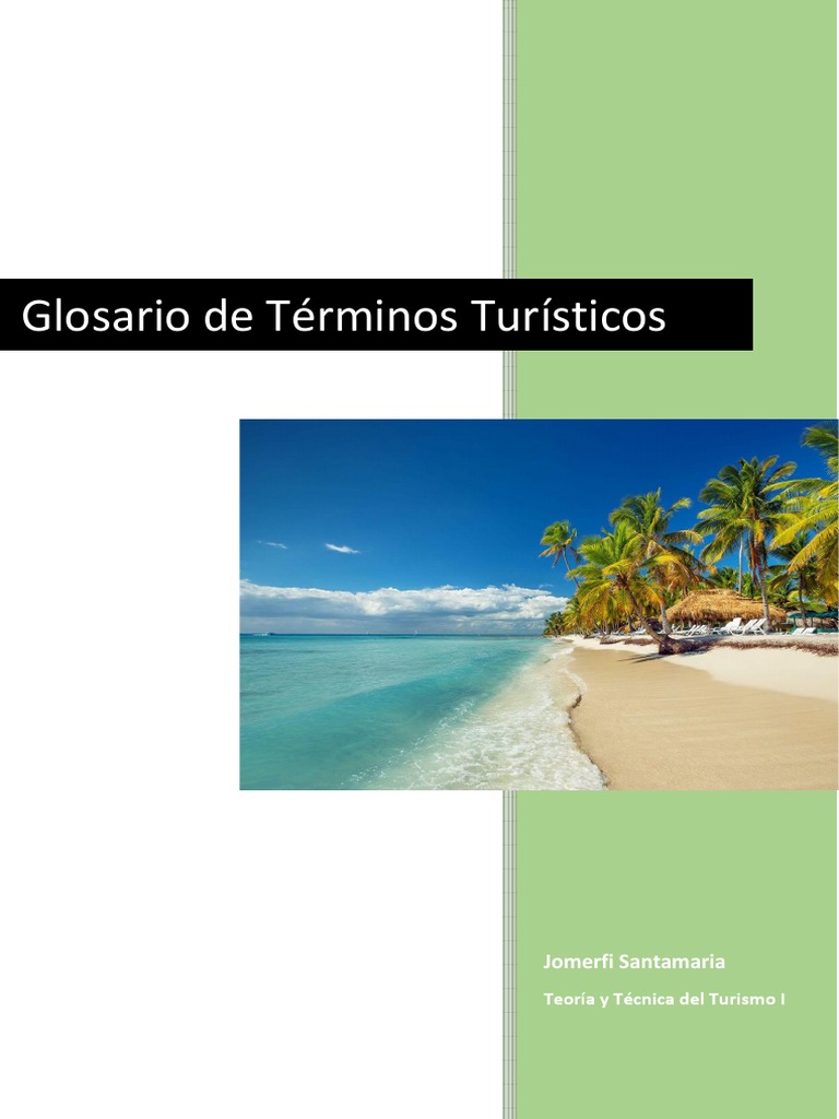 Glosario de Términos Turísticos | PDF | Turismo | Moneda