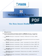 Metodologia da Pesquisa: Métodos e Técnicas