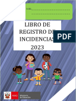 Registro de Incidencias Escolar 2023 Pisco