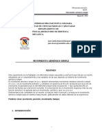 Universidad Militar Nueva Granada Facultad de Ciencias Básicas Y Aplicadas Departamento de Físicalaboratorio de Biofisica Mecanica