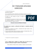 Anatomía Y Fisiología Aplicada Ejercicios: 1. Instrucciones Generales