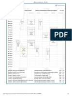 Horario de Clases: Código Nombre(s) y Apellido(s) Especialidad Ciclo