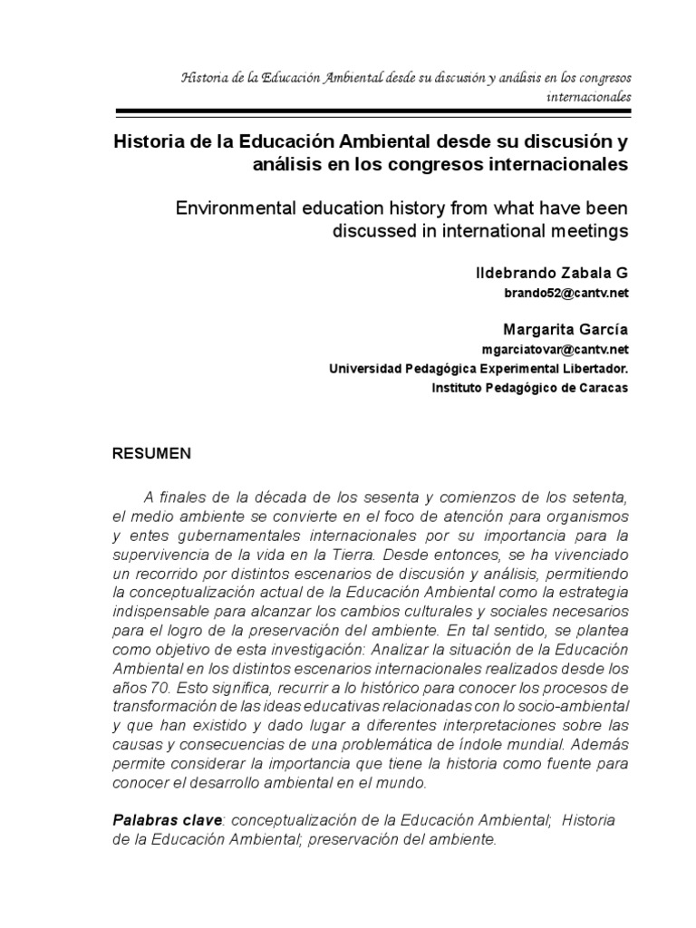carta de belgrado desarrollo sostenible sustentabilidad