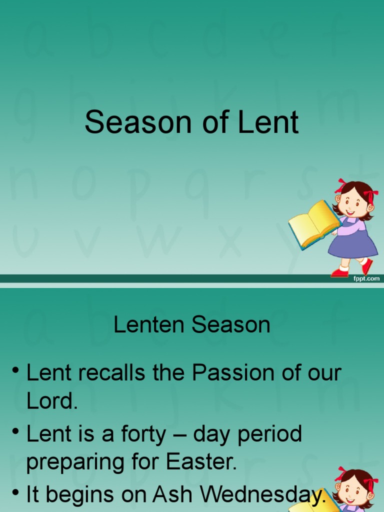 Lenten Season PDF