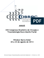 Anais: XXII Congresso Brasileiro de Cirurgia e Traumatologia Buco-Maxilo-Facial