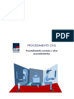 Procedimiento Civil: Procedimiento Sumario y Otros Procedimientos