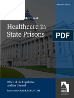 An In-Depth Follow-Up of Healthcare in State Prisons (Report #2023-01)