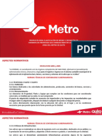 Propuesta para Clasificación de Bienes Y Definición de Unidades de Propiedad Que Forman Parte de La Primera Línea Del Metro de Quito