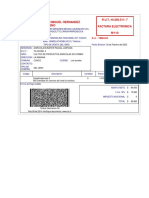 Juan Miguel Hernandez Ormeno R.U.T.:16.050.511-7 Factura Electronica Nº110