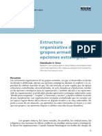 +Estructura organizativa de los grupos armados y sus opciones estratégicas