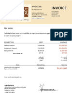 01 Invoice - Up Front Payment