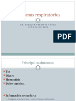 Síntomas Respiratorios: Dr. Enrique Valdivia Núñez Neumólogo HCH