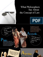 What Philosophers Say About The Concept of Law