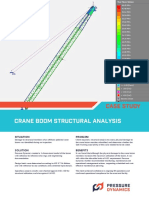 Crane Boom Structural Analysis: Situation Problem