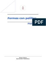 Formas Con Palillos: Plantillas