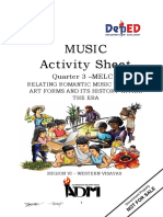 Music Activity Sheet: Quarter 3 - MELC 3