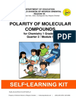 Polarity of Molecular Compounds: For Chemistry 1 Grade 12 Quarter 2 / Module 5