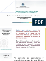 Delitos Contra El Orden Económico y Financiero. Lavado de Activos - Responsabilidad Empresaria. Clase 3 Parte 2