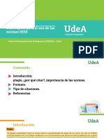 Guía Rápida para El Uso de Las Normas IEEE: Unidad de Prácticas Académicas - CENDOI - Vicedecanatura