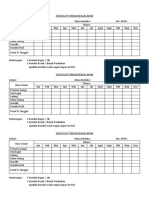 CHECKLIST PENGECEKAN APAR