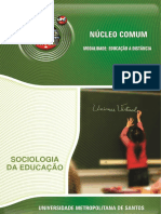 Apostila Sociologia Da Educação.