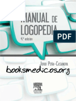 Manual de Logopedia de Peña-Casanova.