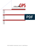 Master GPS Template - Excel or Sheets - XLSX - Template