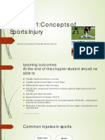 Chapter 1:concepts of Sports Injury: Mohamad Izzudyn Fariss Bin Mohd Hamizi