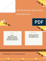 Rasio Manusia Dan Modernitas Dalam Narasi Posmodernisme