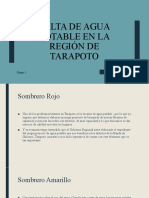 Falta de Agua Potable en La Región de