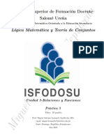 Relaciones y Funciones ISFODOSU