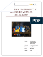 Proyecto de Iluminacion para Trabajo y Tratamiento de Metales - Soldadura Dominique Jara, Bastian Loyola, Claudio Gonzalez