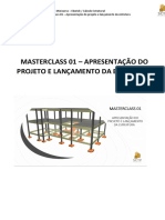 Concepção estrutural de projeto e lançamento da estrutura