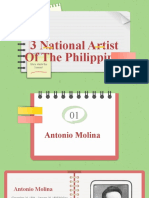 3 National Artists of the Philippines
