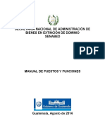 Manual de Puestos y Funciones SENABED Actualizada