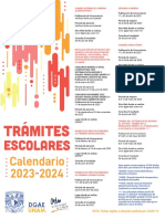 Trámites: 2023 2024 Calendario