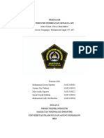 Makalah Industri Pembuatan Senjata Api: Mata Kuliah: Proses Manufaktur Dosen Pengampu: Muhammad Sagaf, ST, MT