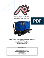 Manufacturing: Operation and Maintenance Manual Equipment Model: E28 - 560001