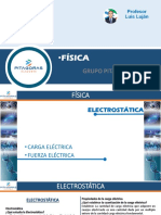 Electroestática: Ley de Coulomb y cuantización de la carga