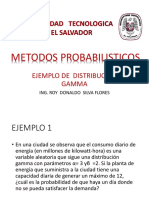 Metodos Probabilisticos: Ejemplo de Distribucion Gamma