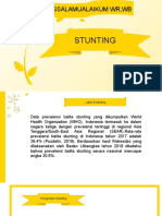 Assalamualaikum WR, WB: Stunting