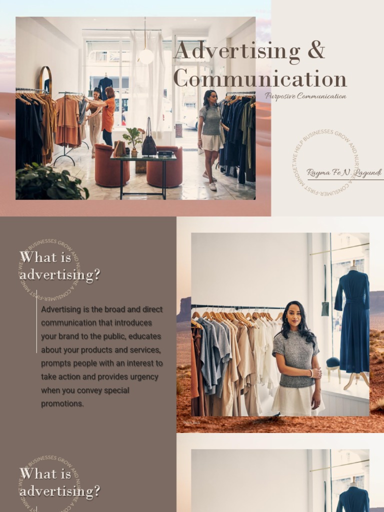 Advertising as Communication Tool | PDF | Advertising | Brand